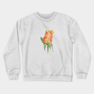 Yellow rose bud Crewneck Sweatshirt